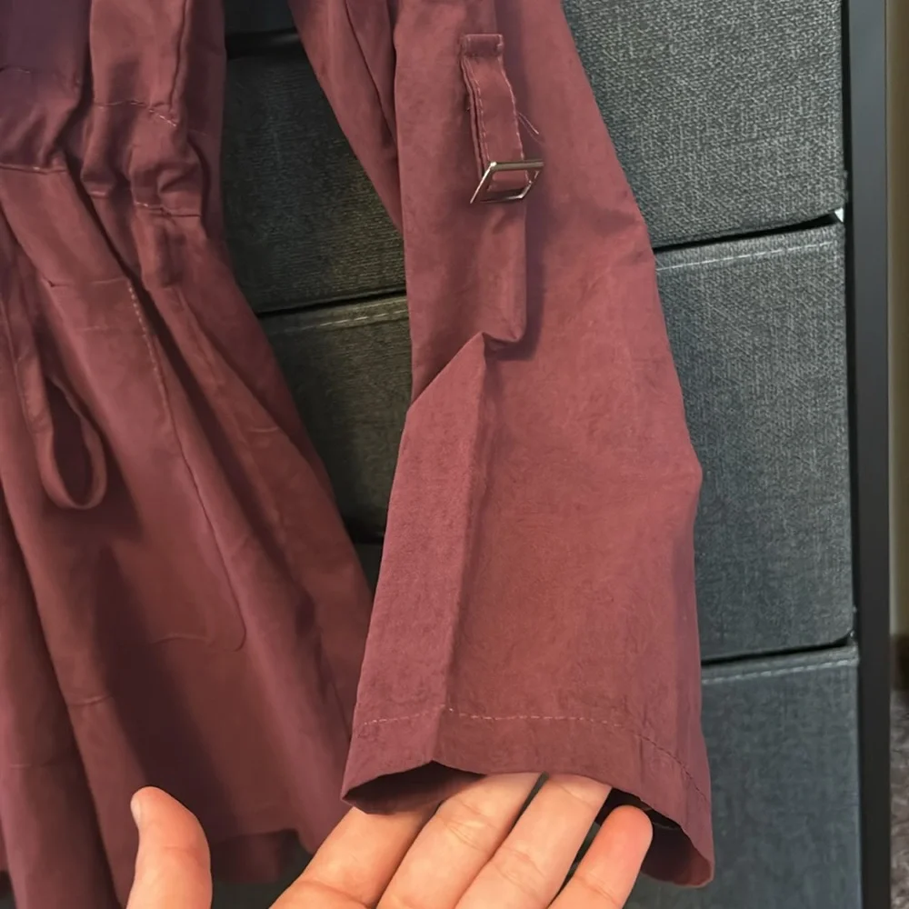 🌷3 items for $30🌷 ▪️ SHEIN ▪️ Burgundy Lightweight Jacket - Picture 5 of 12